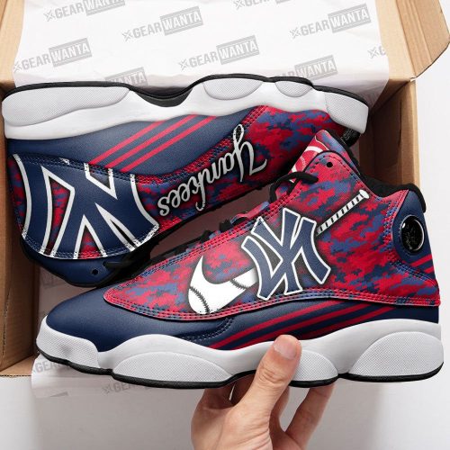 New York Yankees Air Jordan 13 Sneaker Custom For Fans  Unisex Shoes Gift