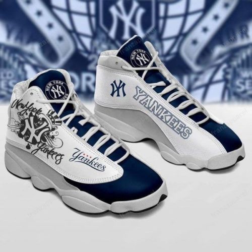 New York Yankees Air Jordan 13 Sneaker Custom For Fans  Unisex Shoes Gift