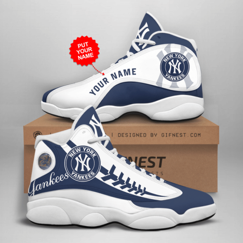 New York Yankees Air Jordan 13 Sneaker Custom For Fans  Unisex Shoes Gift