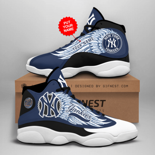New York Yankees Air Jordan 13 Sneaker Custom For Fans  Unisex Shoes Gift