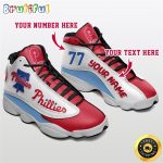 Philadelphia Phillies Air Jordan 13 Sneaker Custom For Fans  Unisex Shoes Gift