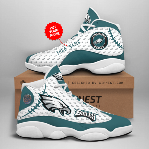 Philadelphia Eagles NFL Air Jordan 13 Sneaker Custom For Fans Gift