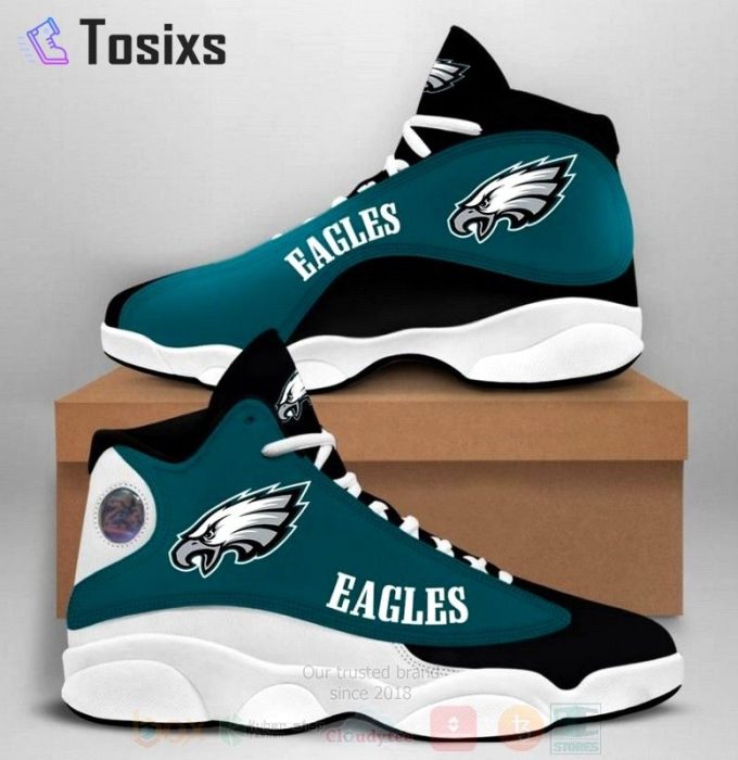 Philadelphia Eagles Air Jordan 13 Sneaker Custom For Fans Gift