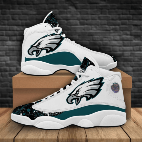Philadelphia Eagles Air Jordan 13 Sneaker Custom For Fans Gift