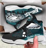 Philadelphia Eagles NFL Air Jordan 13 Sneaker Custom For Fans Gift