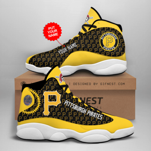 Pittsburgh Pirates Air Jordan 13 Sneaker Custom For Fans  Unisex Shoes Gift