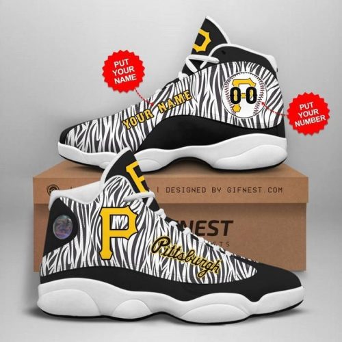 Pittsburgh Pirates Air Jordan 13 Sneaker Custom For Fans  Unisex Shoes Gift