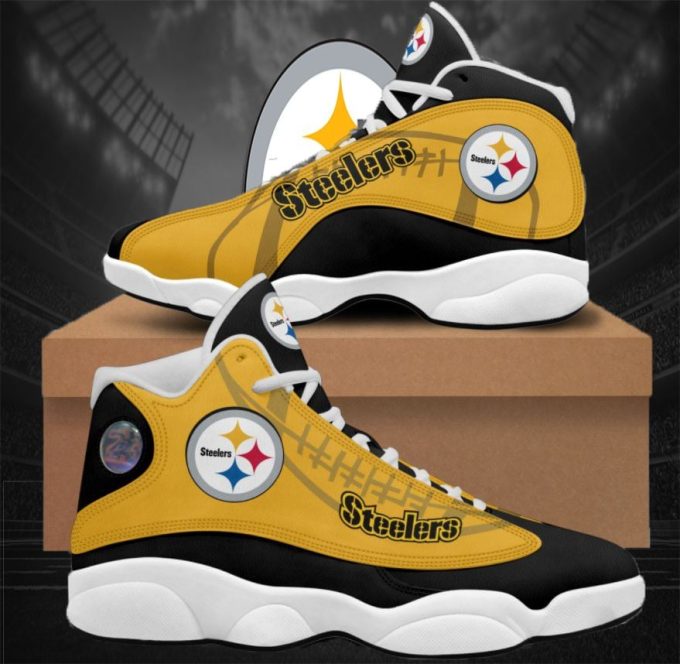 Pittsburgh Steelers Air Jordan 13 Sneaker Custom For Fans Gift