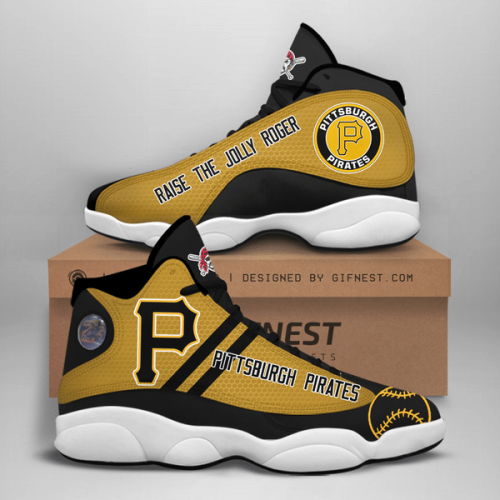 Pittsburgh Pirates Air Jordan 13 Sneaker Custom For Fans  Unisex Shoes Gift