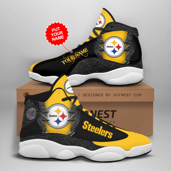 Pittsburgh Steelers Air Jordan 13 Sneaker Custom For Fans Gift