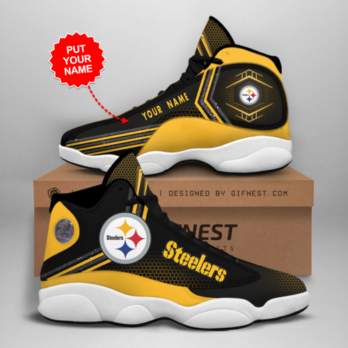 Pittsburgh Steelers Air Jordan 13 Sneaker Custom For Fans Gift
