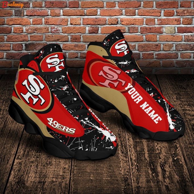 San Francisco 49ers Air Jordan 13 Sneaker Custom For Fans Gift