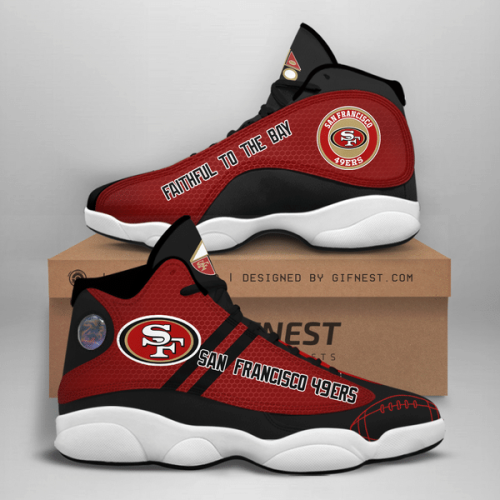 San Francisco 49Ers Air Jordan 13 Sneaker Custom For Fans Gift