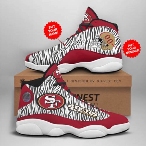 San Francisco 49Ers Air Jordan 13 Sneaker Custom For Fans Gift