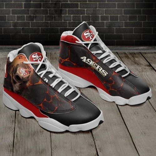 San Francisco 49ers Air Jordan 13 Sneaker Custom For Fans Gift