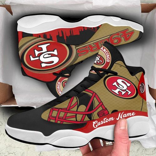 San Francisco 49Ers Air Jordan 13 Sneaker Custom For Fans Gift