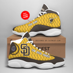 San Diego Padres Air Jordan 13 Sneaker Custom For Fans  Unisex Shoes Gift
