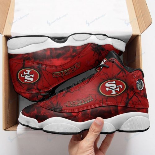 San Francisco 49ers Air Jordan 13 Sneaker Custom For Fans Gift