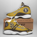 San Diego Padres Air Jordan 13 Sneaker Custom For Fans  Unisex Shoes Gift
