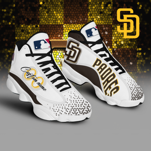 San Diego Padres Air Jordan 13 Sneaker Custom For Fans  Unisex Shoes Gift