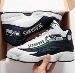 Seattle Seahawks Air Jordan 13 Sneaker Custom For Fans Gift