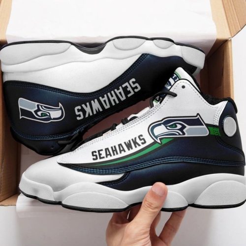 Seattle Seahawks Air Jordan 13 Sneaker Custom For Fans Gift