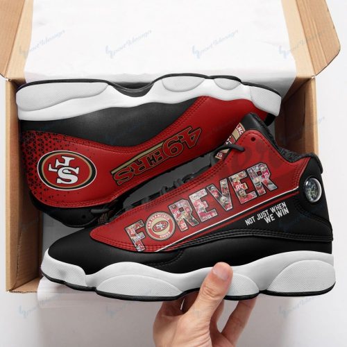 San Francisco 49ers Forever Air Jordan 13 Sneaker Custom For Fans Gift