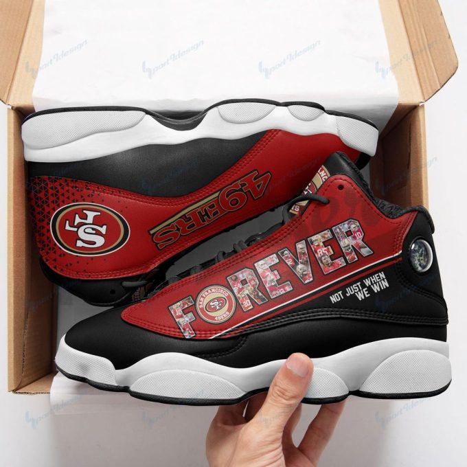 San Francisco 49ers Forever Air Jordan 13 Sneaker Custom For Fans Gift