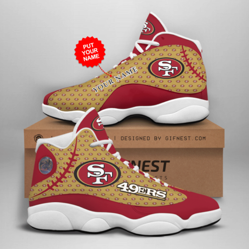 San Francisco 49Ers Air Jordan 13 Sneaker Custom For Fans Gift