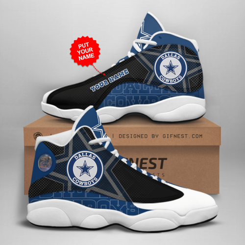 Sneaker Dallas Cowboys NFL Air Jordan 13 Sneaker Custom For Fans Gift