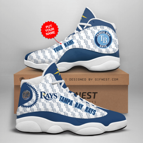 Tampa Bay Rays Air Jordan 13 Sneaker Custom For Fans  Unisex Shoes Gift