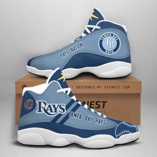 Tampa Bay Rays Air Jordan 13 Sneaker Custom For Fans  Unisex Shoes Gift
