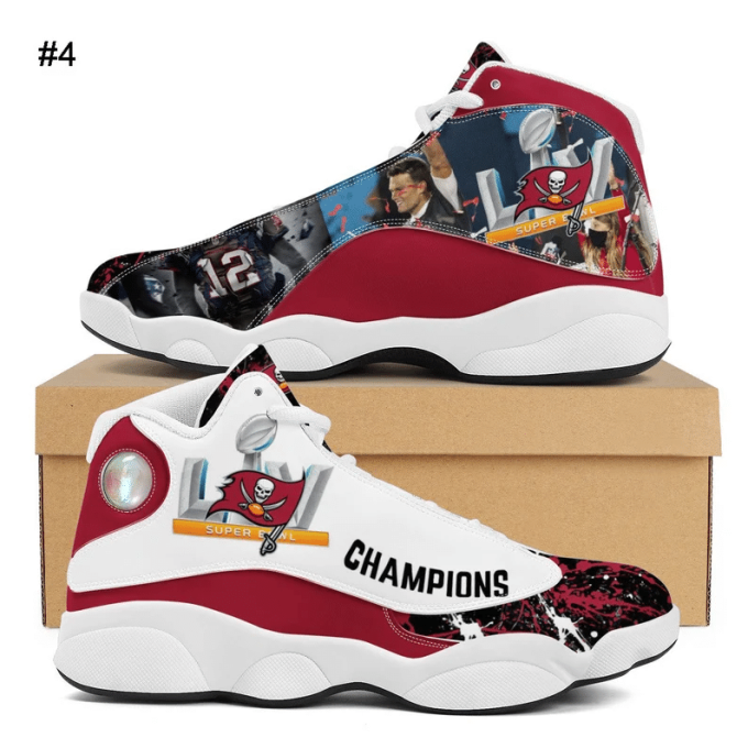 Tampa Bay Buccaneers Air Jordan 13 Sneaker Custom For Fans Gift