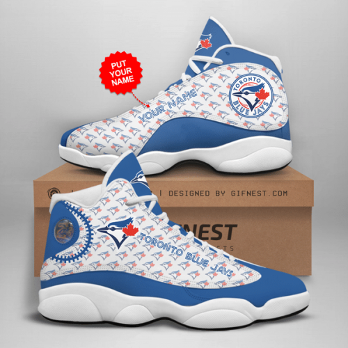 Toronto Blue Jays Air Jordan 13 Sneaker Custom For Fans  Unisex Shoes Gift