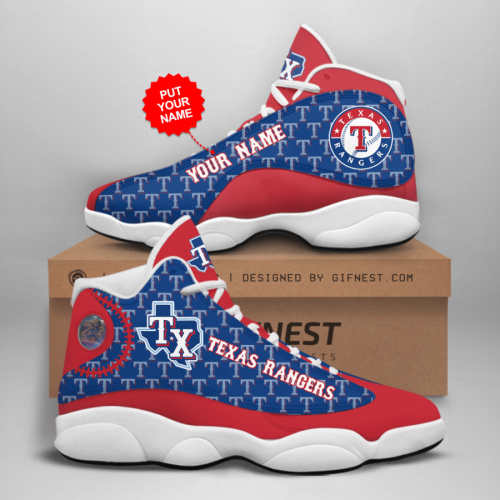Texas Rangers Air Jordan 13 Sneaker Custom For Fans  Unisex Shoes Gift