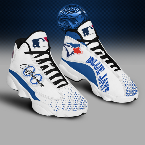 Toronto Blue Jays Air Jordan 13 Sneaker Custom For Fans  Unisex Shoes Gift