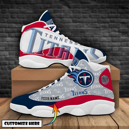 Tennessee Titans Air Jordan 13 Sneaker Custom For Fans Gift