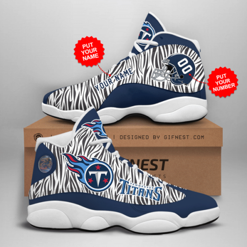 Tennessee Titans Air Jordan 13 Sneaker Custom For Fans Gift