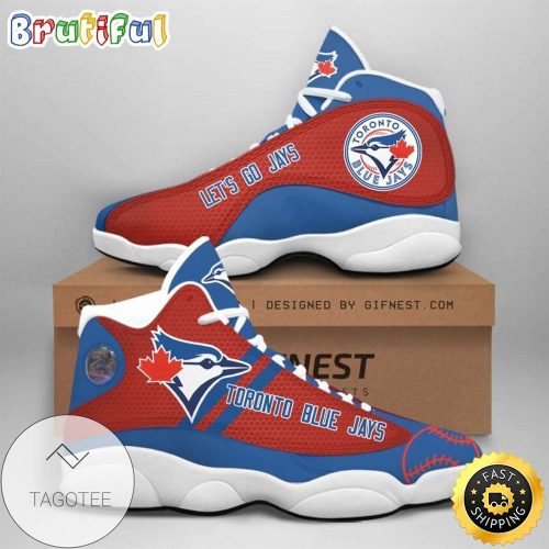Toronto Blue Jays Air Jordan 13 Sneaker Custom For Fans  Unisex Shoes Gift