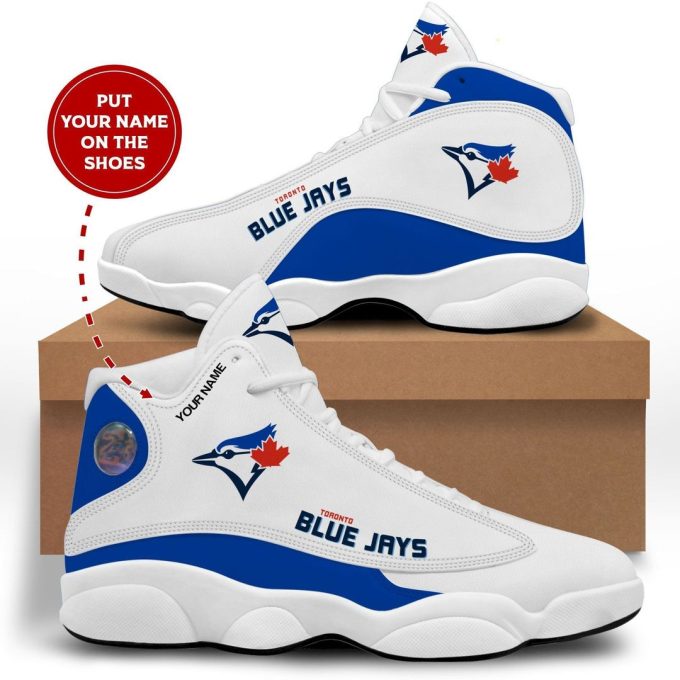 Toronto Blue Jays Air Jordan 13 Sneaker Custom For Fans  Unisex Shoes Gift