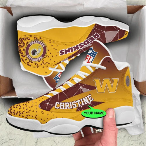 Washington Commanders Air Jordan 13 Sneaker Custom For Fans Gift