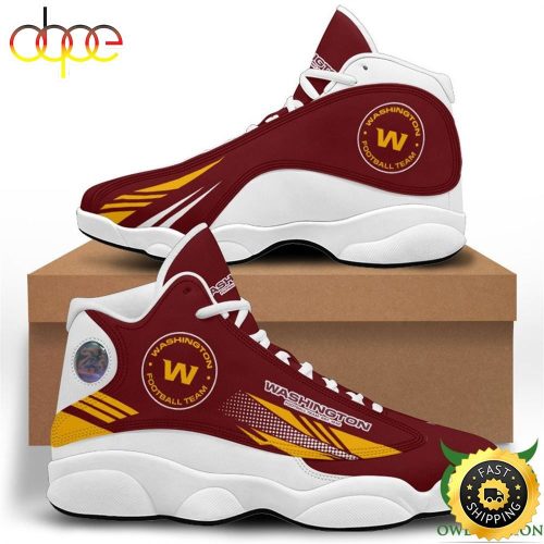 Washington Commanders Air Jordan 13 Sneaker Custom For Fans Gift