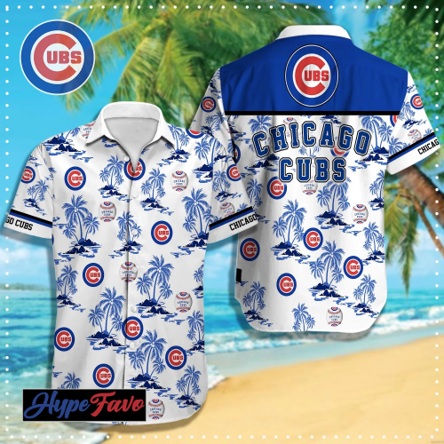 Official Chicago Cubs MLB Hawaiian Shirt – Perfect for Game Day!