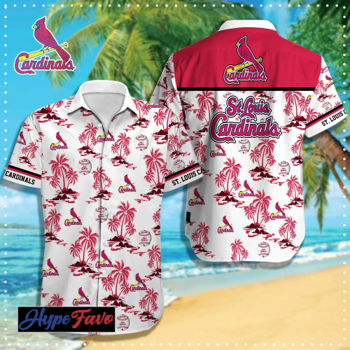 St Louis Cardinals MLB Hawaiian Shirt – Officially Licensed Team Apparel