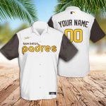 San Diego Padres White Custom Hawaiian Shirt – Perfect for Padres Fans! San Diego Padres White Custom Hawaiian Shirt – Perfect for Padres Fans!
