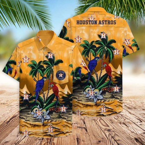 Official Houston Astros Parrots Couple Hawaiian Shirt – Limited Edition