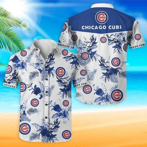 Chicago Cubs Floral Hawaiian Shirt: Perfect for Summer Vacations