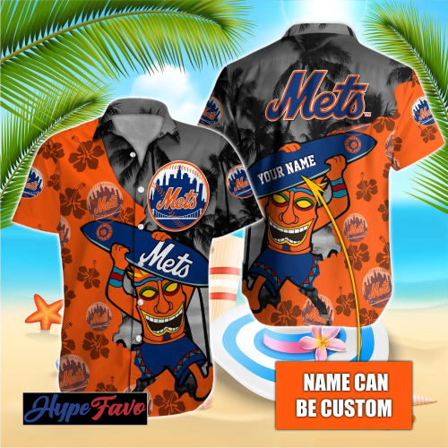 Custom New York Mets MLB Hawaiian Shirt – Official Team Merchandise