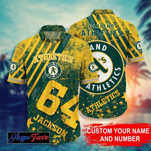 Custom Oakland Athletics MLB Hawaiian Shirt – Personalized Fan Gear