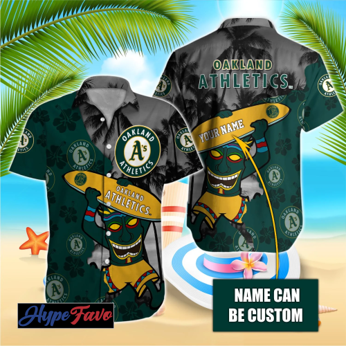 Oakland Athletics MLB Custom Hawaiian Shirt – Official Team Gear